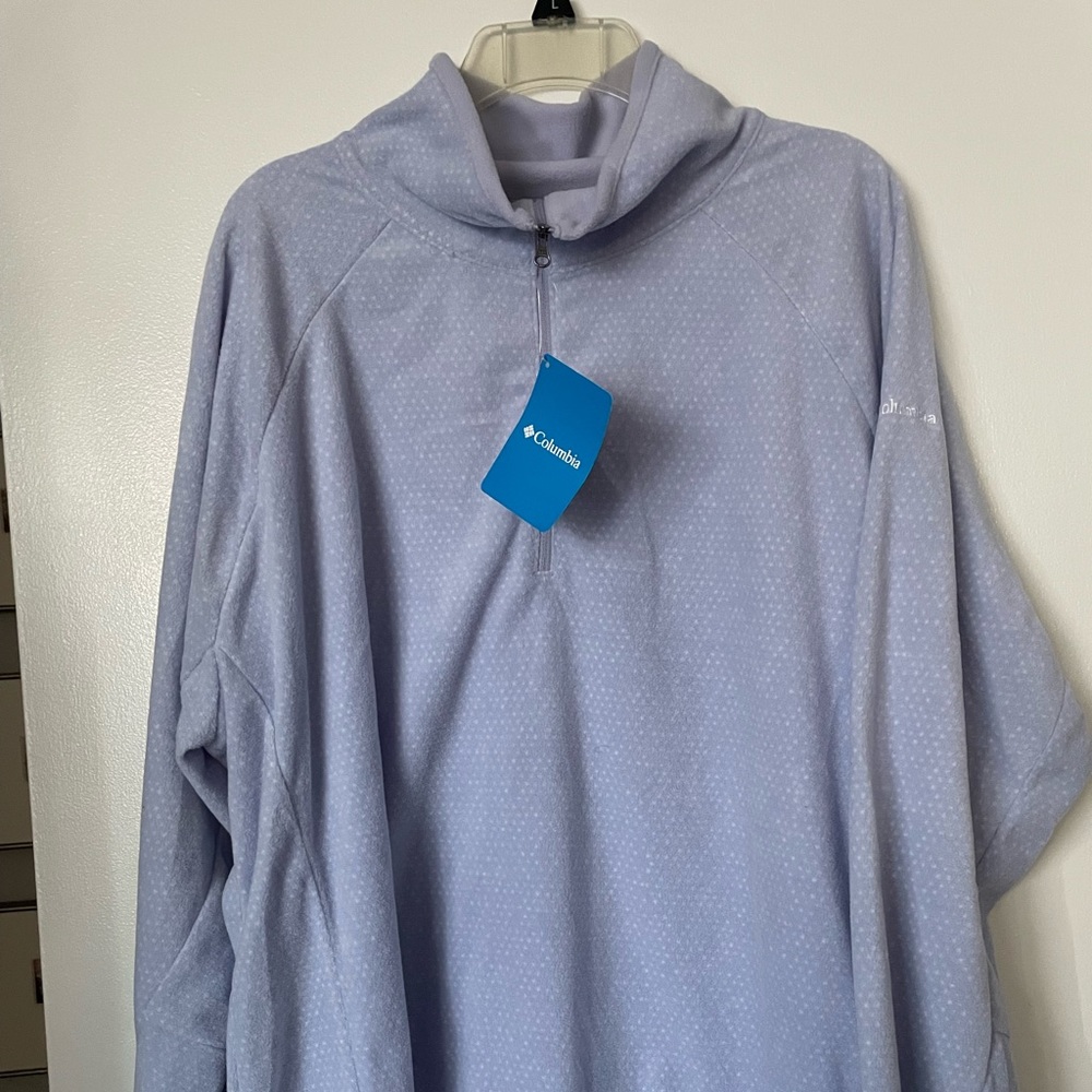 Columbia fleece quarter zip 3x